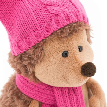 Ежинка Колючка в шапке с двумя помпонами, 26 см, Orange Toys