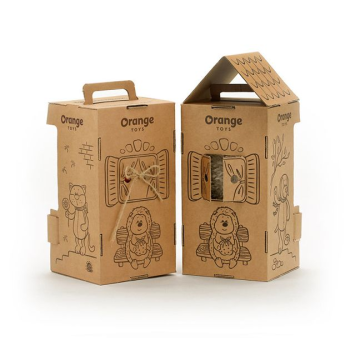 Ежинка Колючка в шапке с двумя помпонами, 26 см, Orange Toys