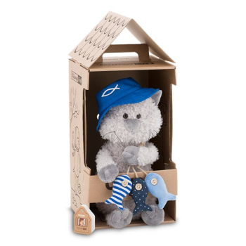 Мягкая игрушка Кот Обормот: Рыбак 30 см, Orange Toys Life