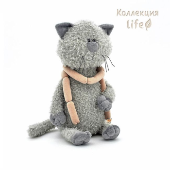 Мягкая игрушка Кот Обормот с сосисками, 30 см, Orange Toys