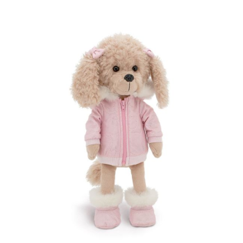 Мягкая игрушка собачка Lucky Dolly Альпийский стиль, 25 см, Orange Toys