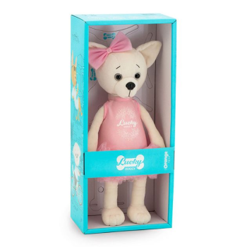 Мягкая игрушка собачка Lucky Lili Грация, 25 см, Orange Toys