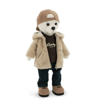Мягкая игрушка собачка Lucky Oskar Тинэйджер, 25 см, Orange Toys