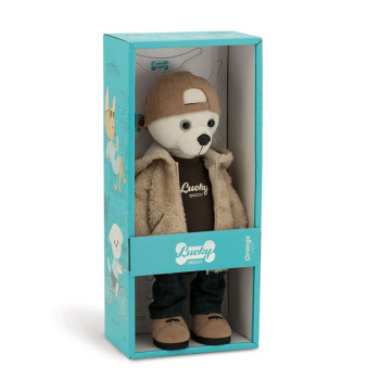 Мягкая игрушка собачка Lucky Oskar Тинэйджер, 25 см, Orange Toys