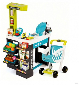 Супермаркет игровой City Shop со светом и звуком, 59,5х32х86, Smoby