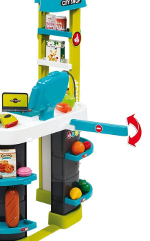 Супермаркет игровой City Shop со светом и звуком, 59,5х32х86, Smoby