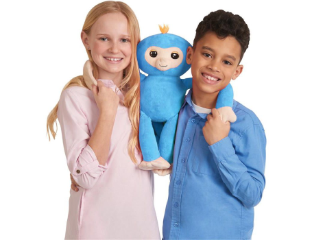 Обезьянка-обнимашка (голубая), WowWee