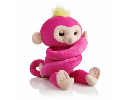 Обезьянка-обнимашка (розовая), WowWee