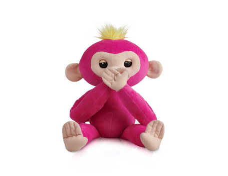Обезьянка-обнимашка (розовая), WowWee