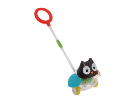 Игровая каталка с ручкой Сова, Skip Hop