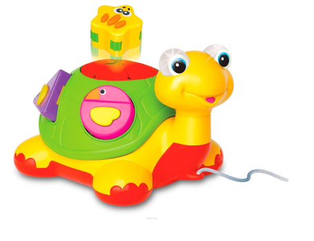 Игровая каталка-сортер Черепаха на русском языке, Kiddieland