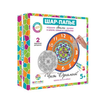 Набор Часы орнамент Шар-папье