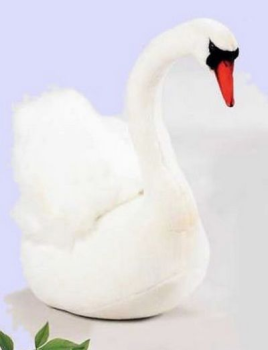 Мягкая игрушка Белый лебедь 32 см, HANSA