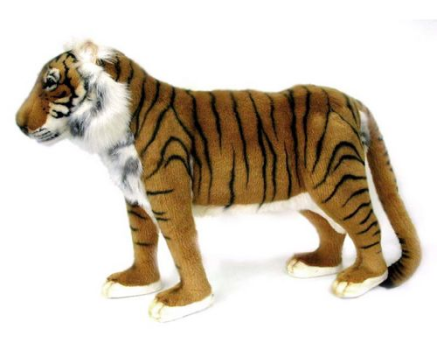 Мягкая игрушка Тигр стоящий 55/45 см