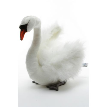 Мягкая игрушка Белый лебедь 27 см, HANSA