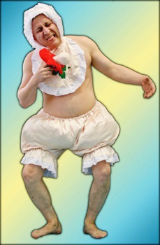Карнавальный костюм  МЛАДЕНЕЦ, размер 50-54