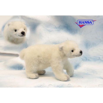 Медвежонок белый, 17 см,  Hansa