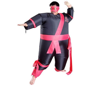 Надувной карнавальный костюм Ниндзя