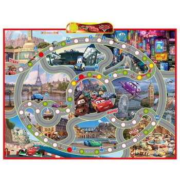 Интерактивный плакат-игра Умка "Правила дорожного движения", Тачки Disney, озвуч.