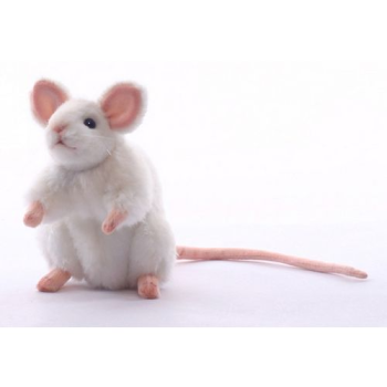 Белая мышь 16 см, Hansa
