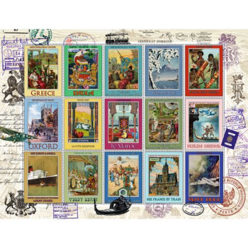 Пазл Коллекция марок, 2000 шт., Ravensburger