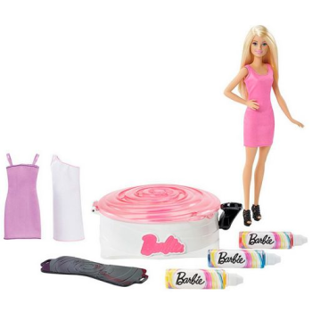 Набор для создания цветных нарядов и кукла Barbie, Mattel