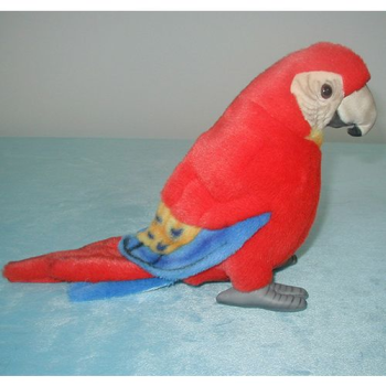 Мягкая игрушка Попугай Ара, красный, 20 см, Hansa