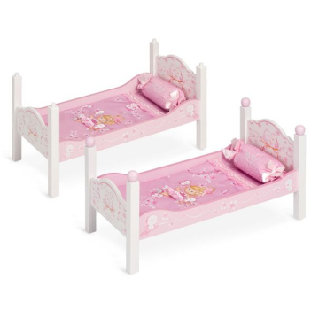 Кроватка для куклы двухъярусная серия Мария, 57 см
