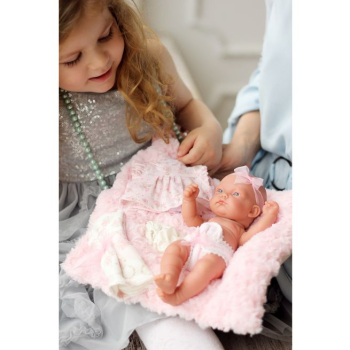 Кукла-младенец Карла в чемодане, розовая, 26 см, Antonio Juans Munecas