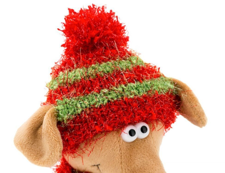  Собака Чуча в красной шапке, 30 см, ORANGE exclusive