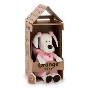 Мягкая игрушка Собачка Лапуська Меховой стиль, 30 см, Orange Toys