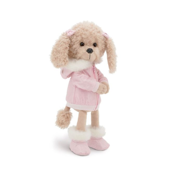 Мягкая игрушка собачка Lucky Dolly Альпийский стиль, 25 см, Orange Toys