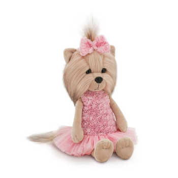 Мягкая игрушка собачка Lucky Yoyo Розовый микс, 25 см, Orange Toys