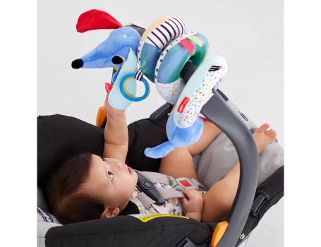 Развивающая игрушка-спираль на коляску/кроватку Собачка, Skip Hop